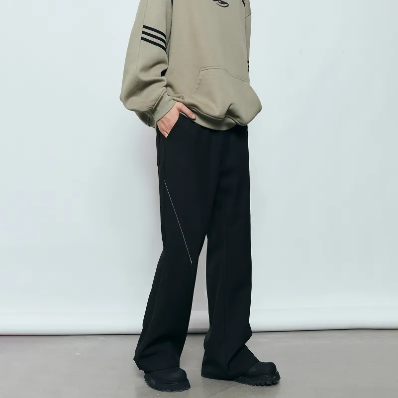 PASET Casual Pants Unisex Black-6