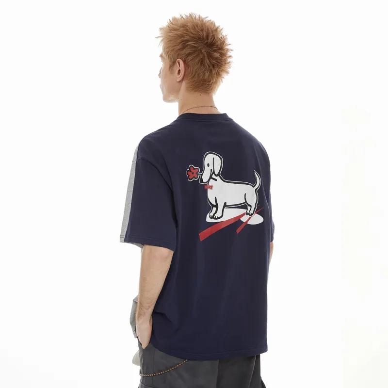 PASET T Shirt Unisex Two Tone Patchwork-6