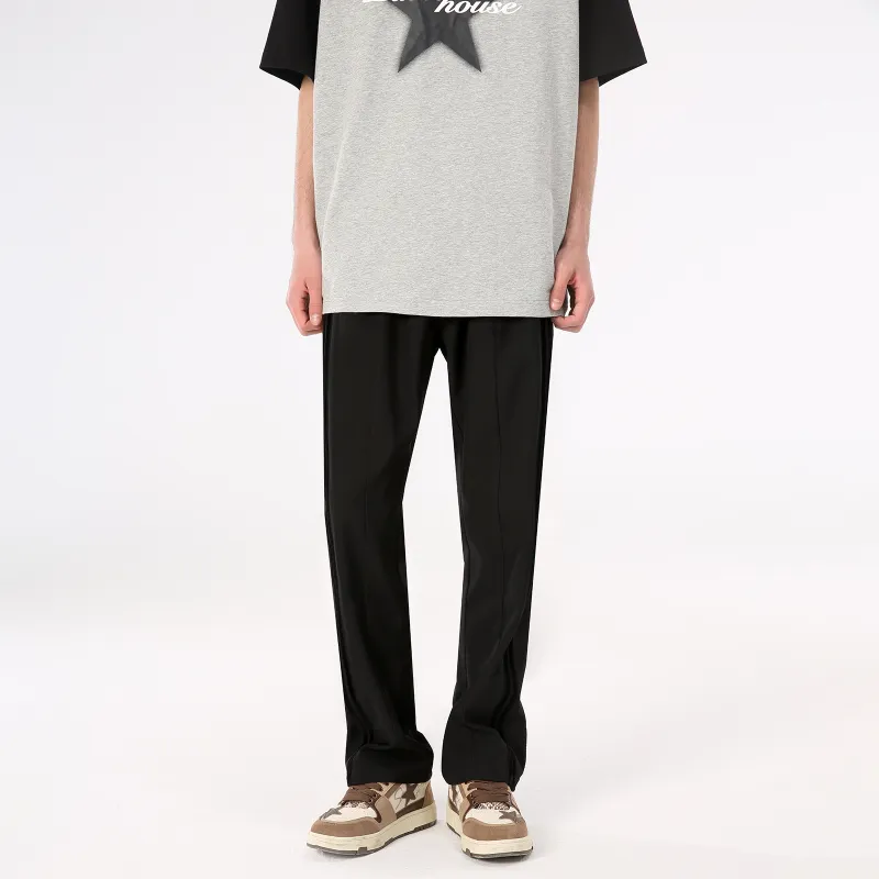 PASET Casual Pants Unisex Black-5