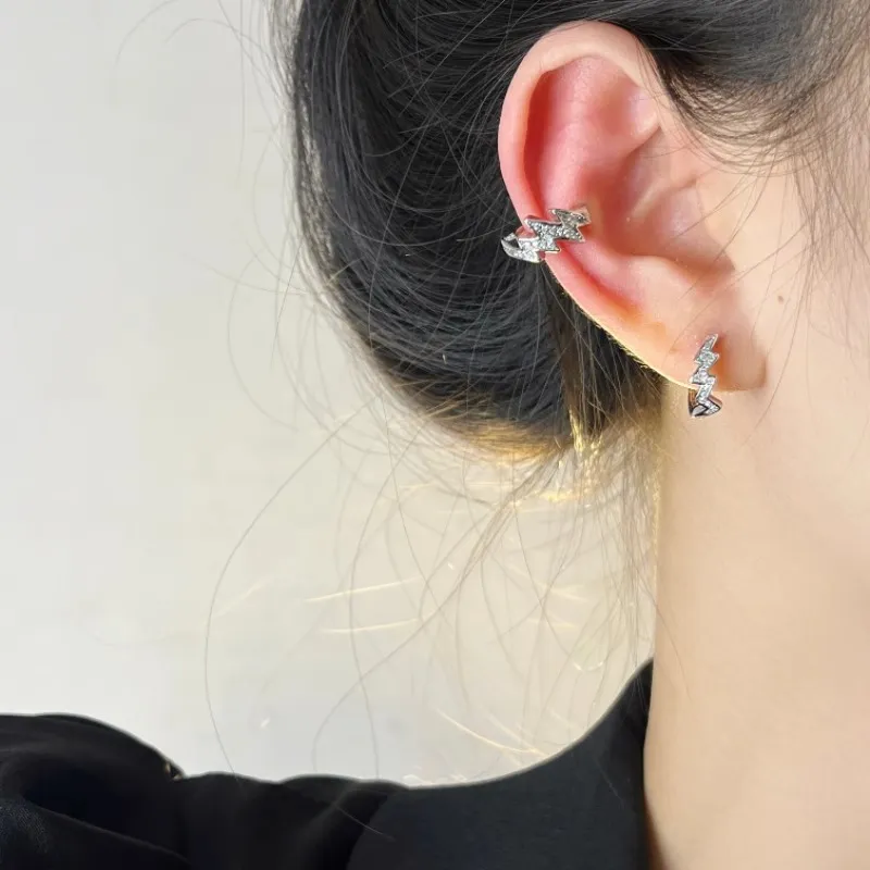 KiNGZiT Alloy Clip On Earrings Unisex-2