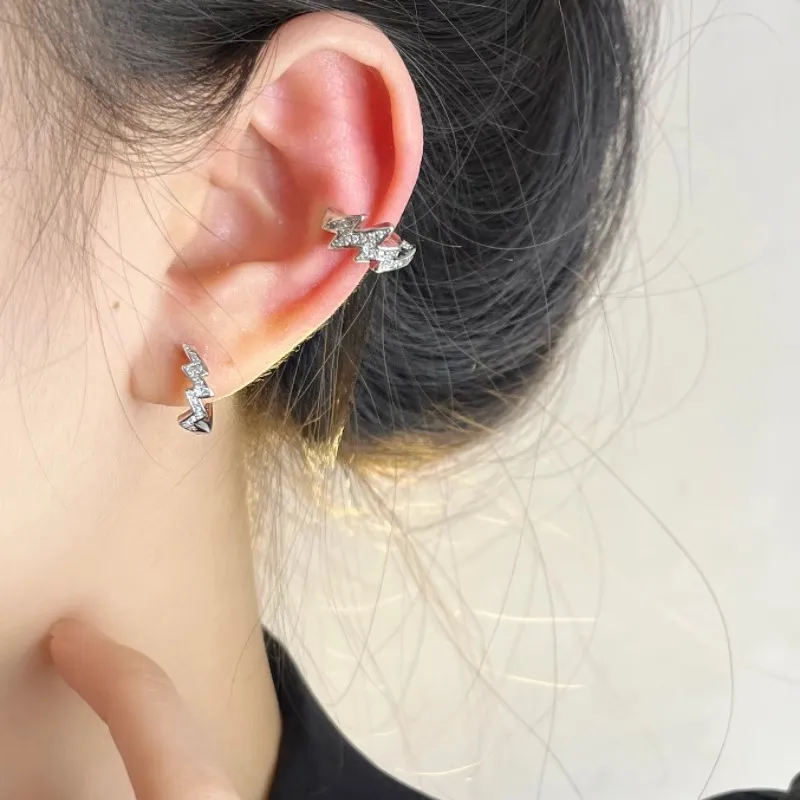 KiNGZiT Alloy Clip On Earrings Unisex-3