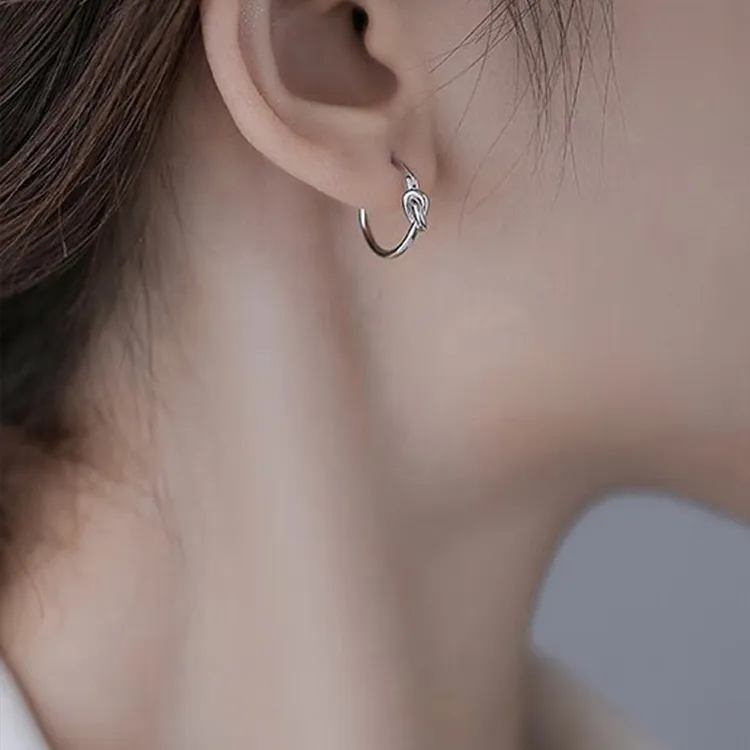 KiNGZiT Sterling Silver Earrings Women's-1