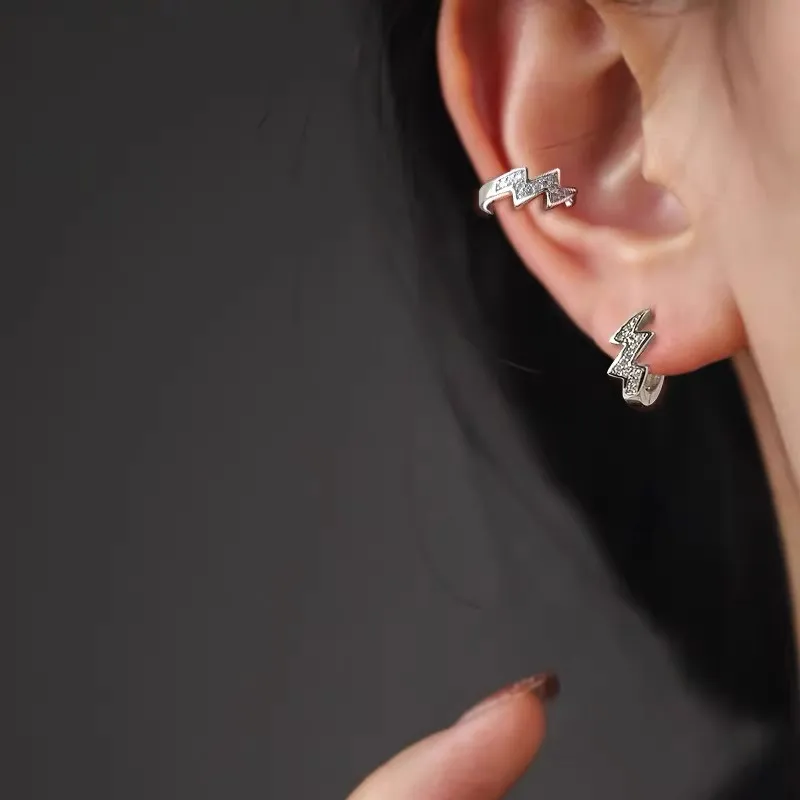KiNGZiT Alloy Clip On Earrings Unisex-5