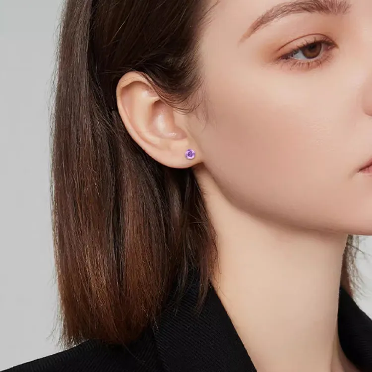 KiNGZiT Titanium Steel Stud Earrings Unisex-2