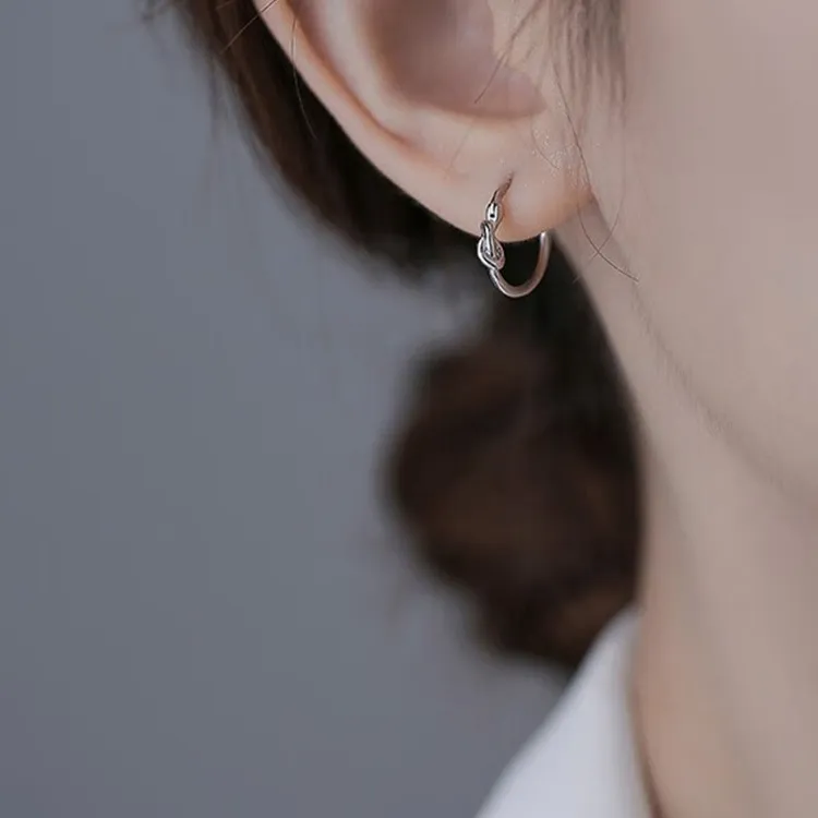 KiNGZiT Sterling Silver Earrings Women's-2