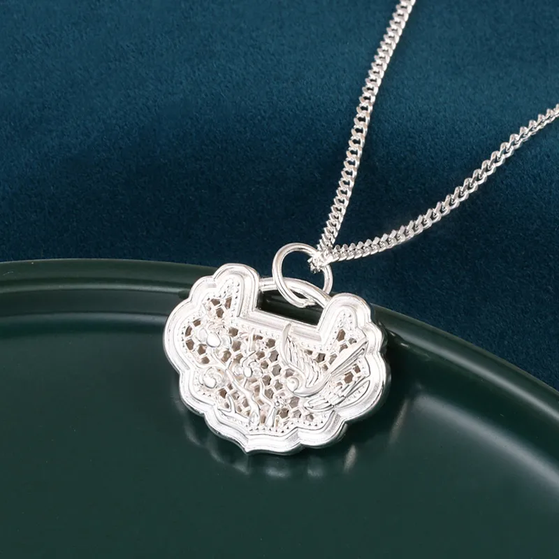 KiNGZiT Sterling Silver Necklaces Unisex-3