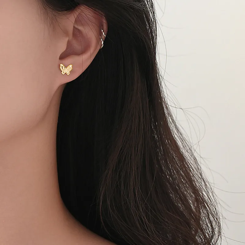 KiNGZiT S999 Fine Silver Stud Earrings Women's-1