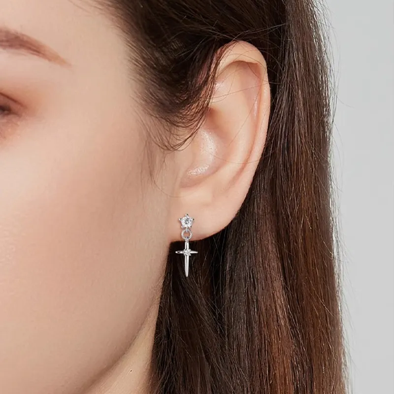 KiNGZiT Alloy Stud Earrings Unisex-2