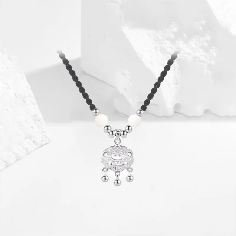 KiNGZiT White Jade Bodhi Necklaces Unisex-2