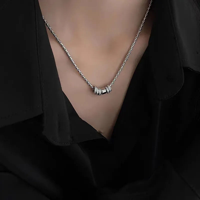 KiNGZiT Titanium Steel Necklaces Unisex-1