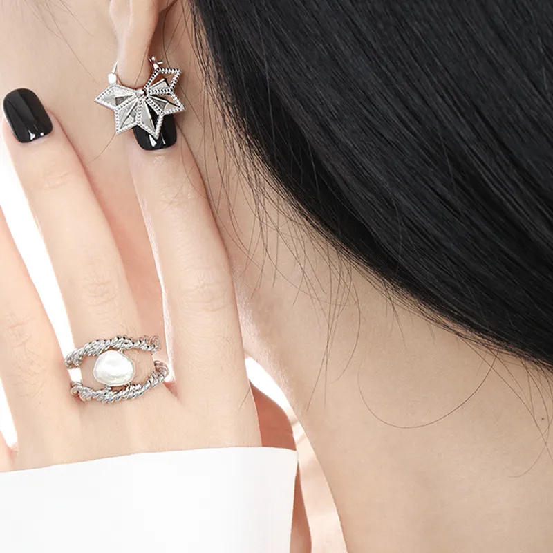 KiNGZiT S925 Silver Earrings Women's-1