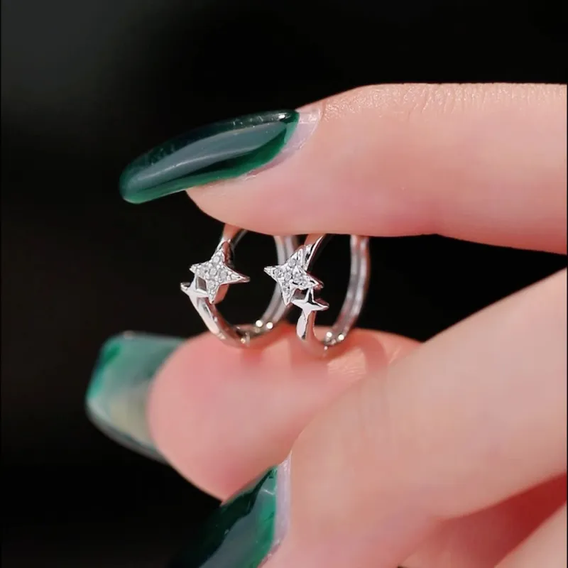KiNGZiT Sterling Silver Earrings Women's-3