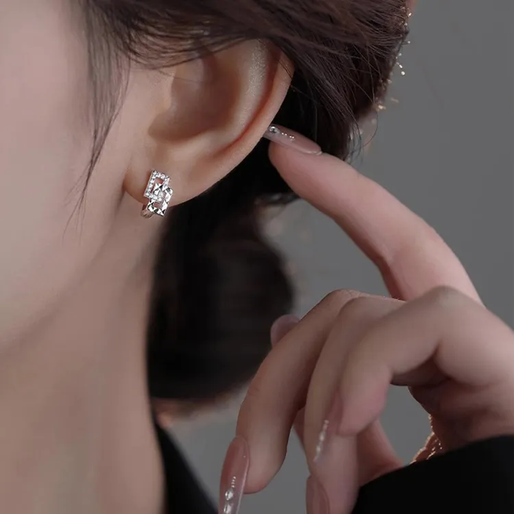 KiNGZiT Sterling Silver Earrings Women's-4