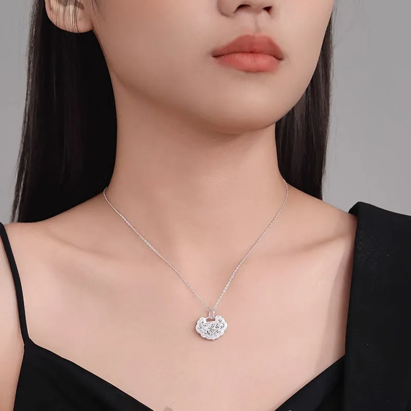 KiNGZiT Sterling Silver Necklaces Unisex-2