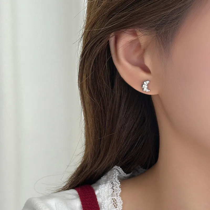 KiNGZiT S925 Silver Stud Earrings Women's-1