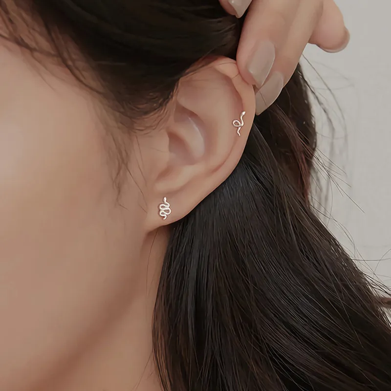 KiNGZiT S999 Fine Silver Stud Earrings Women's-2