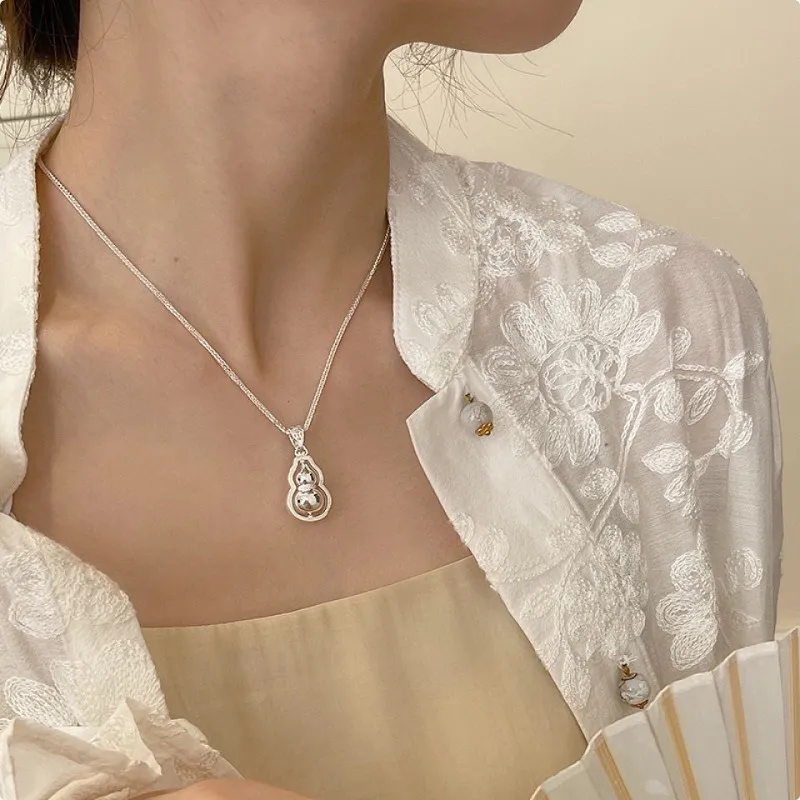 KiNGZiT 999 Fine Silver Necklaces Women's-4