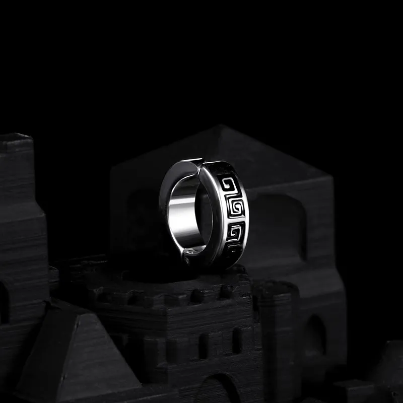 KiNGZiT Alloy Stud Earrings Unisex-3