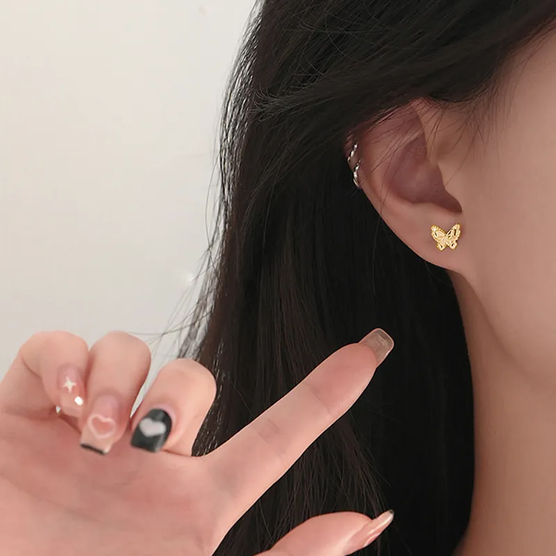 KiNGZiT S999 Fine Silver Stud Earrings Women's-2