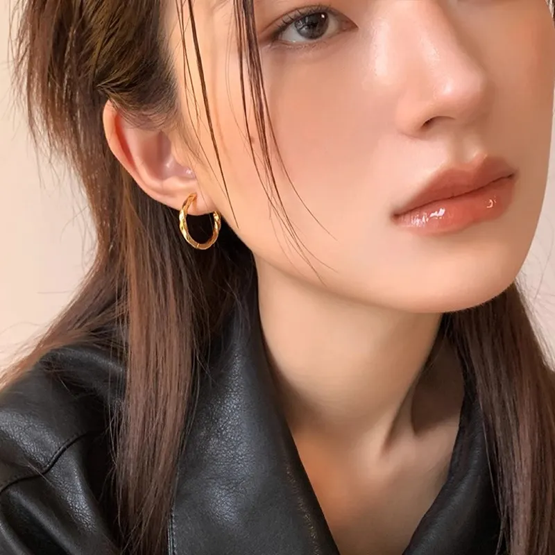 KiNGZiT Titanium Steel Earrings Unisex-1