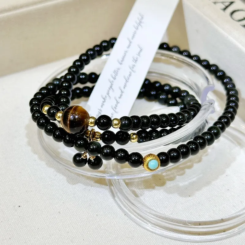 CMFY Obsidian Jade Bracelets Unisex-3