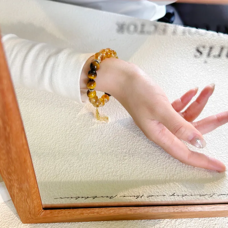 CMFY Tiger's Eye Stone Bracelets Unisex-3