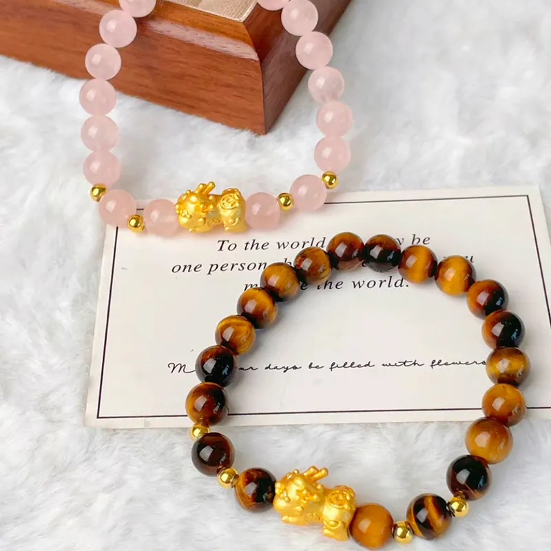 CMFY Tiger's Eye Stone Bracelets Unisex-4