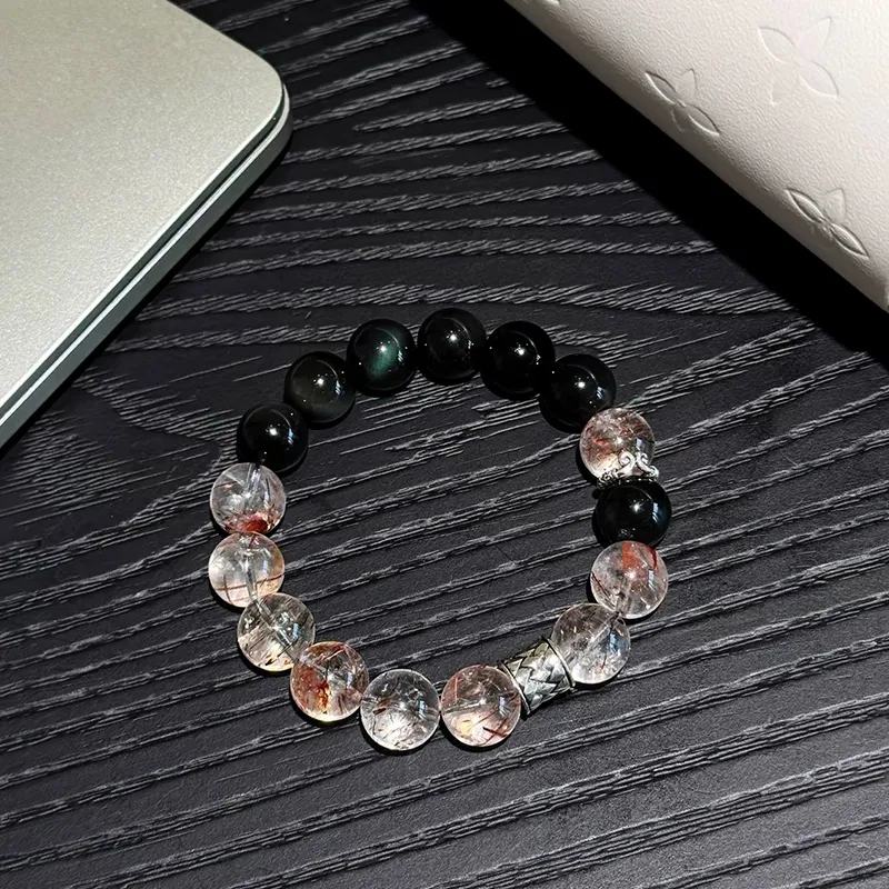 CMFY Obsidian Jade Bracelets Unisex-3