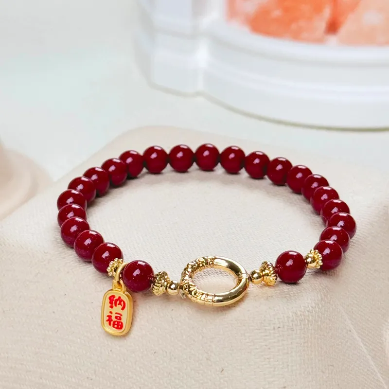 CMFY Cinnabar Jade Bracelets Unisex-4