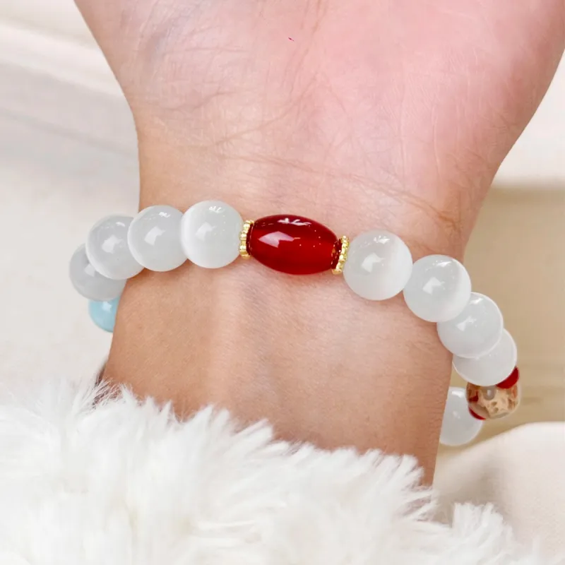 CMFY Glass Cat Eye Bracelets Unisex-1