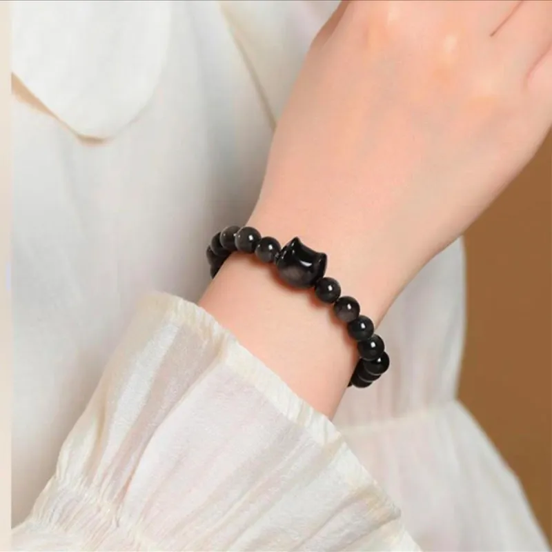 CMFY Obsidian Jade Bracelets Unisex-1