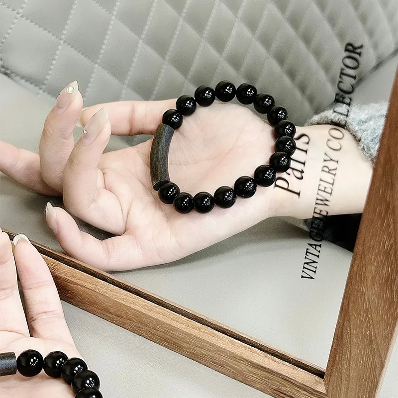 CMFY Obsidian Jade Bracelets Unisex-4