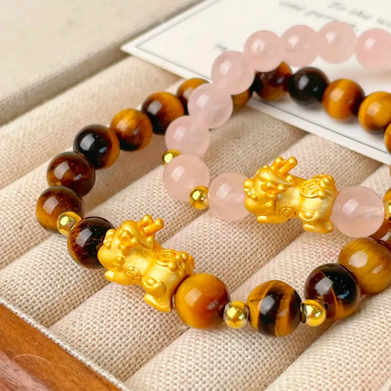 CMFY Tiger's Eye Stone Bracelets Unisex-3
