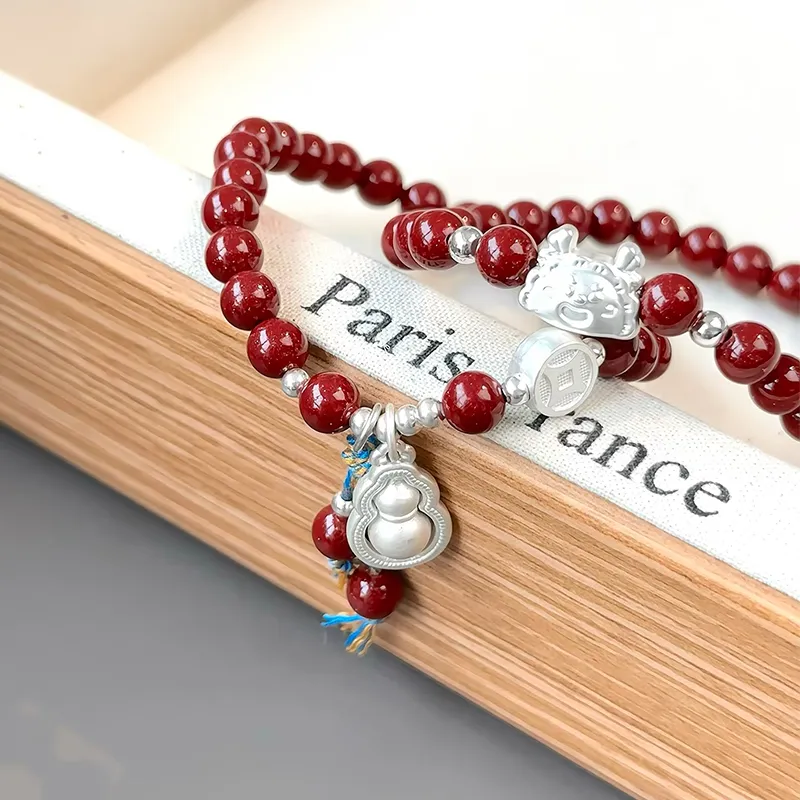 CMFY Cinnabar Jade Bracelets Unisex-1