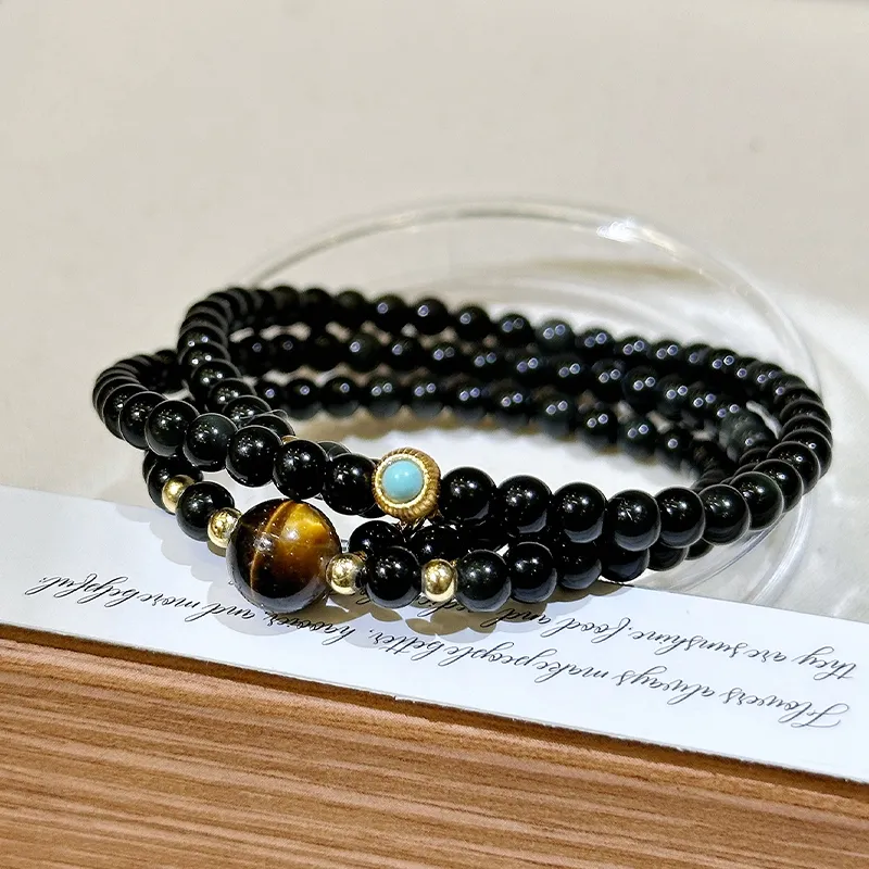 CMFY Obsidian Jade Bracelets Unisex-1