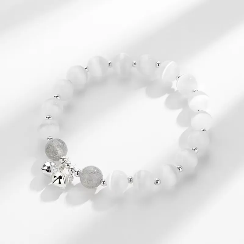 CMFY Glass Cat Eye Jade Bracelets Unisex-2