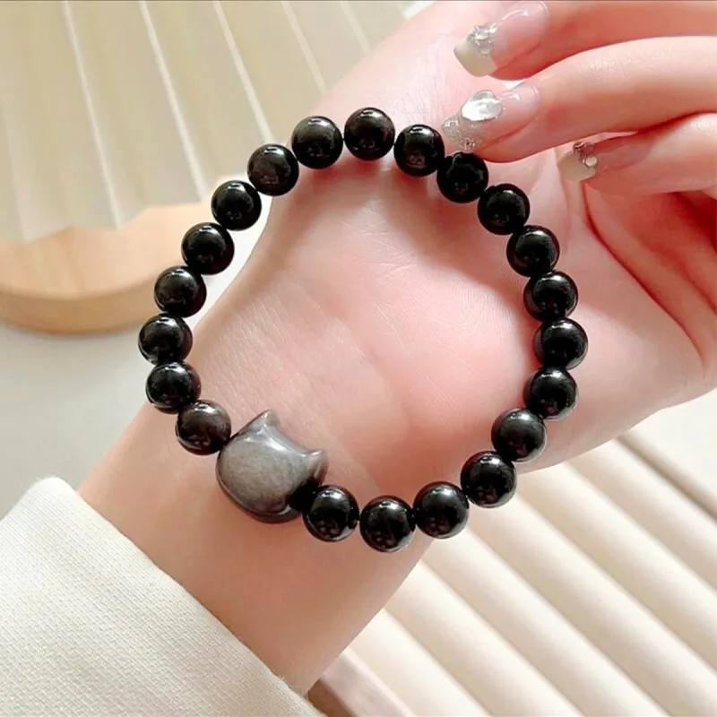 CMFY Obsidian Jade Bracelets Unisex-3