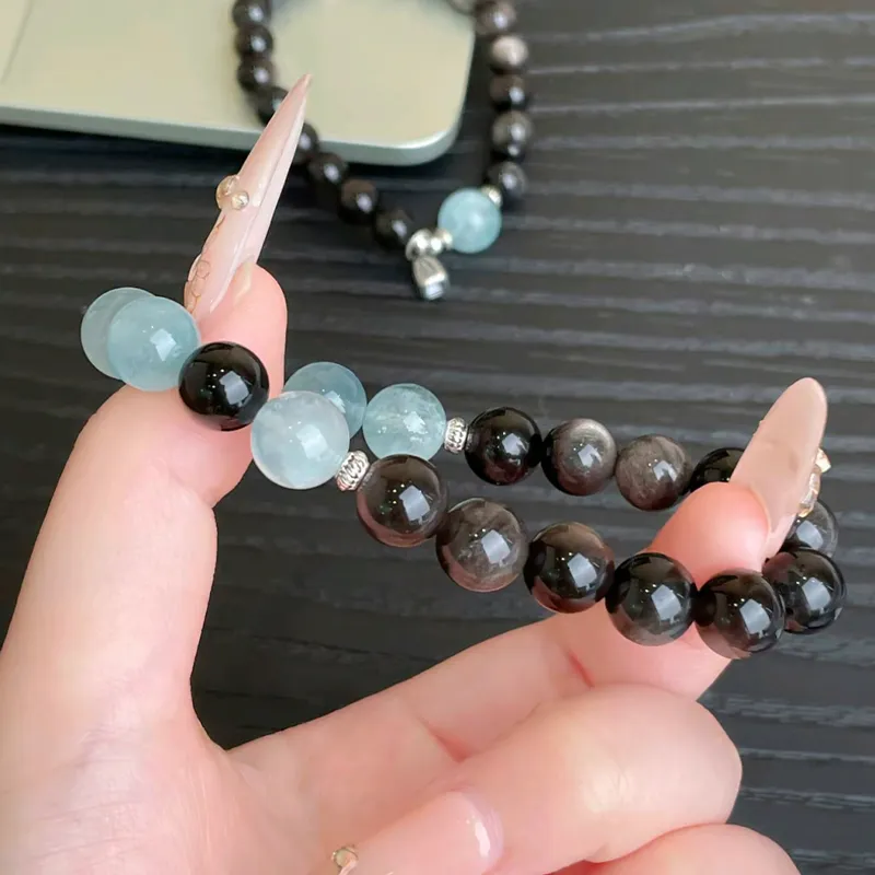 CMFY Obsidian Jade Bracelets Unisex-4
