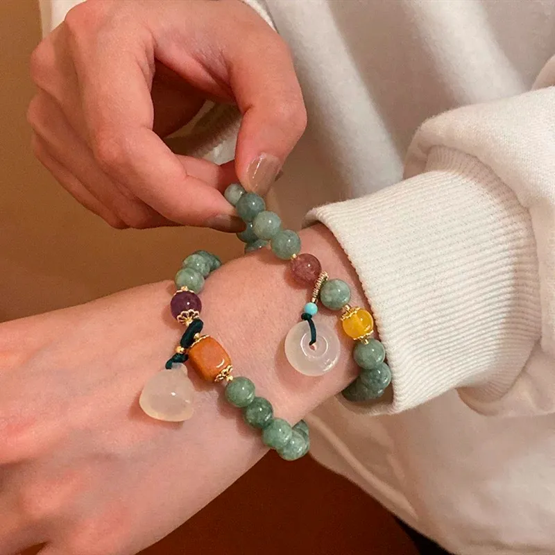 CMFY Chalcedony Jade Bracelets Unisex-2