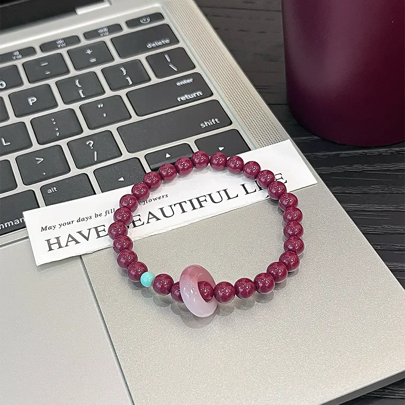 CMFY Cinnabar Jade Bracelets Unisex-1