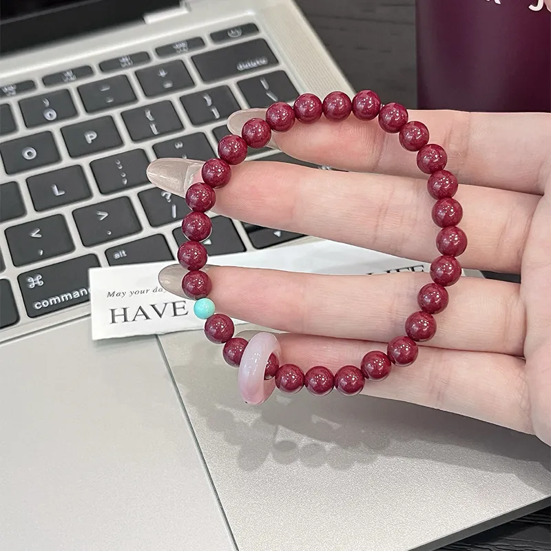 CMFY Cinnabar Jade Bracelets Unisex-3