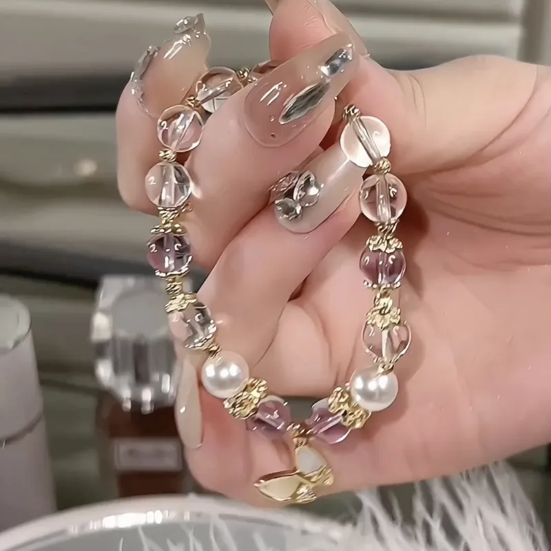CMFY Jade Bracelets Women's White+Box-6