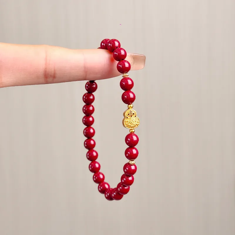 CMFY Cinnabar Jade Bracelets Unisex-4