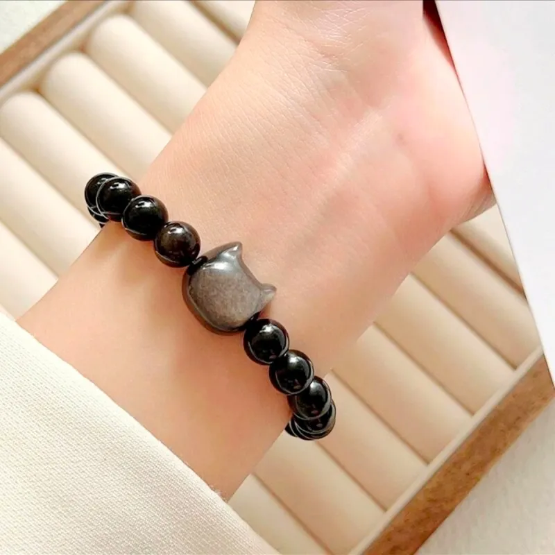 CMFY Obsidian Jade Bracelets Unisex-2