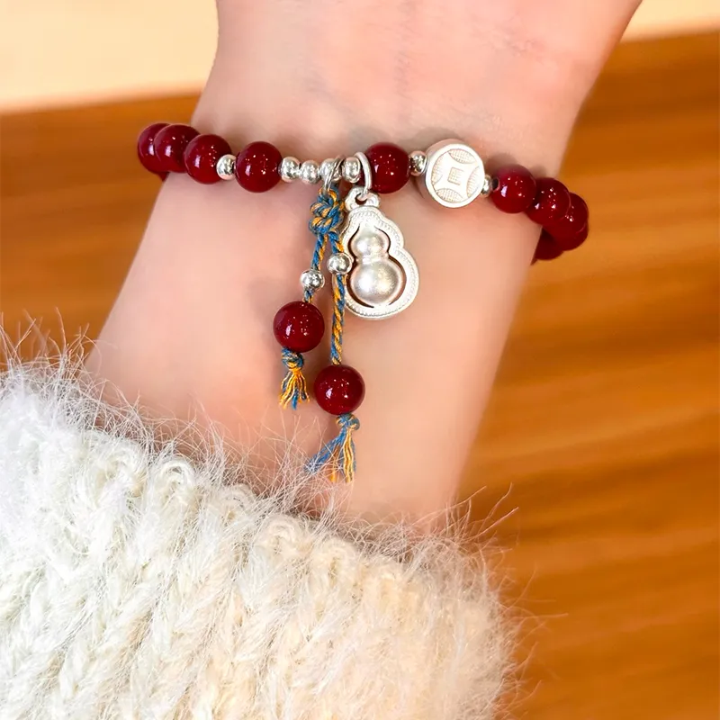 CMFY Cinnabar Jade Bracelets Unisex-4