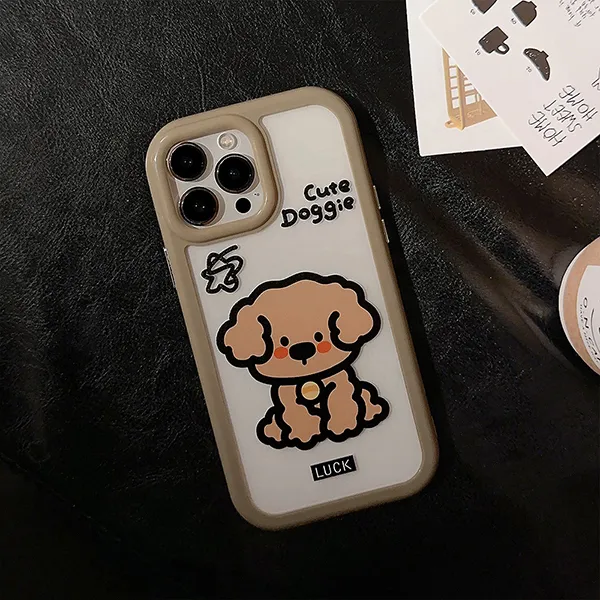 US8ACC Refreshing Phone Cases IPhone13/14/15/Pro/Ma Slowpoke Bell Dog-4