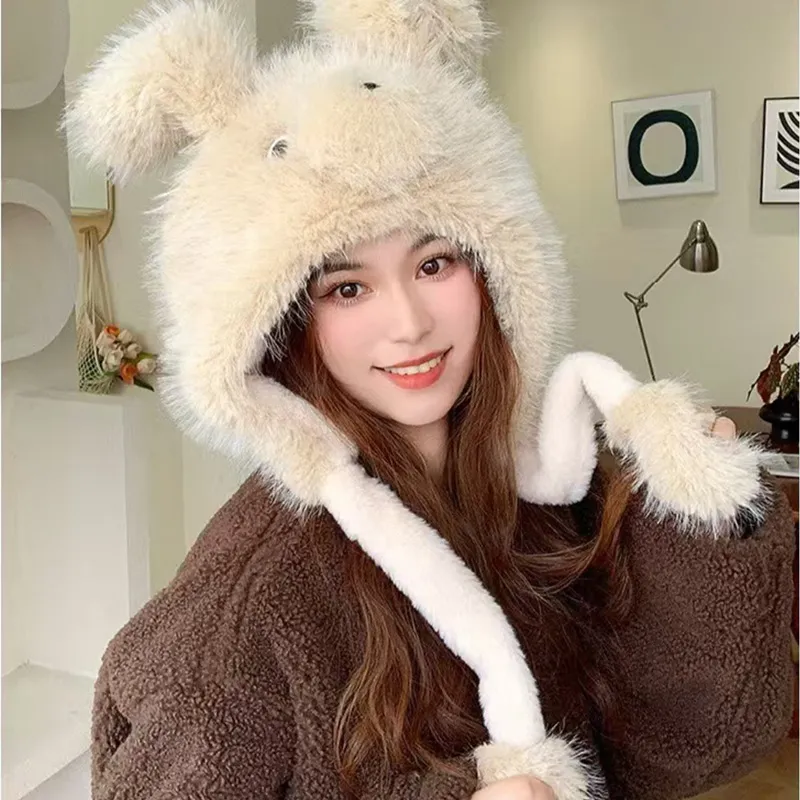 US8ACC Polyester Beanies Women's-2