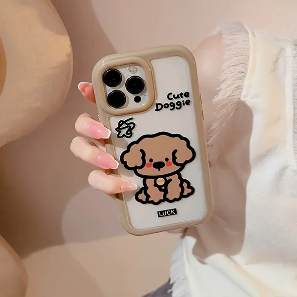US8ACC Refreshing Phone Cases IPhone13/14/15/Pro/Ma Slowpoke Bell Dog-3