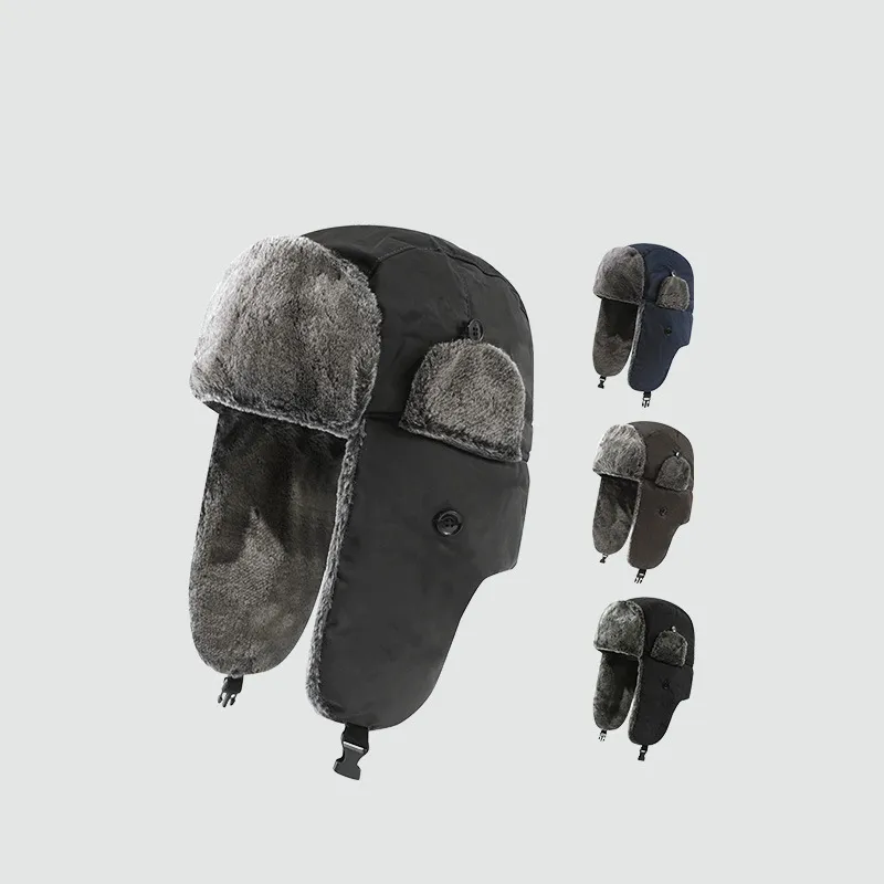 US8ACC Polyester Trapper Hats Unisex-2