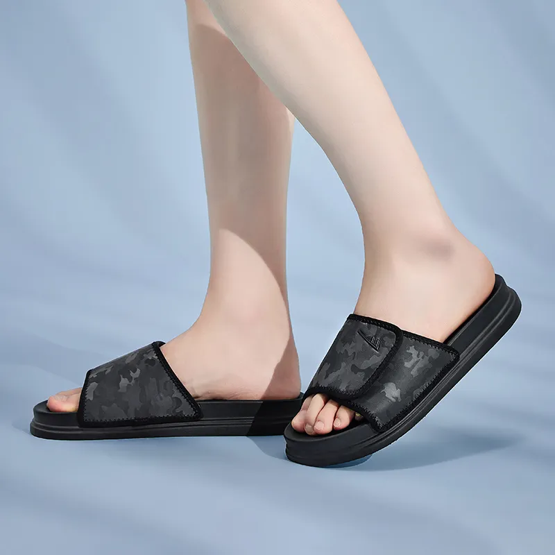 Warrior Slide Slippers Men's Phantom Black-8